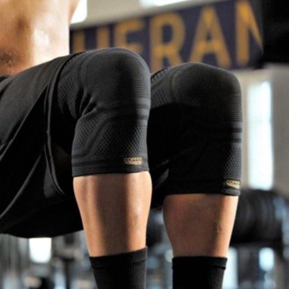 Copper Fit Elite Knee Compression Sleeve 2 Pack L-XL - Picture 3 of 4